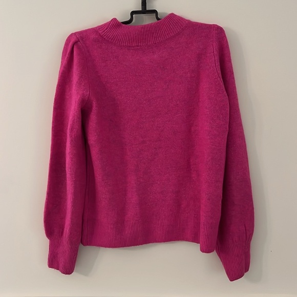 CECE Pink  with Pearl Embellishments Size S Crewneck Sweater NWOT - Picture 8 of 9